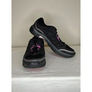 ABEO Aero Vibram Azaleh Women's  Lace-Up Pink & Black Walking Shoes Sz 10 M